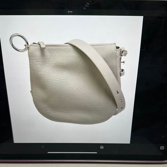 BURBERRY Shoulder Bag with Velvet/Suede Interior & Adjustable Strap - Picture 3 of 16